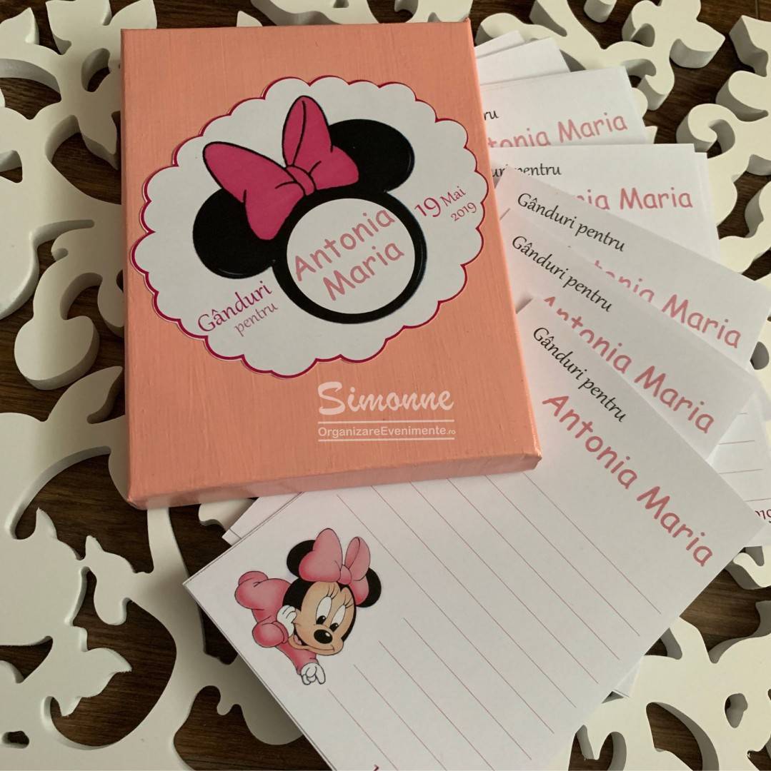 Guest book personalizat Minnie Mouse