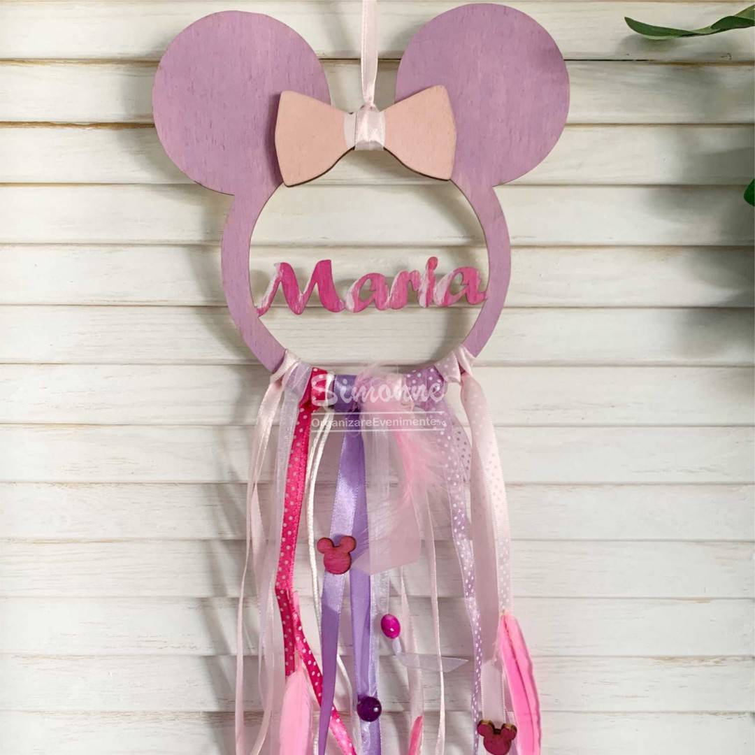 Decoratiune Minnie Mouse, personalizata