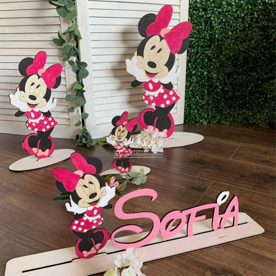 Set decor 3 Figurine Minnie Mouse